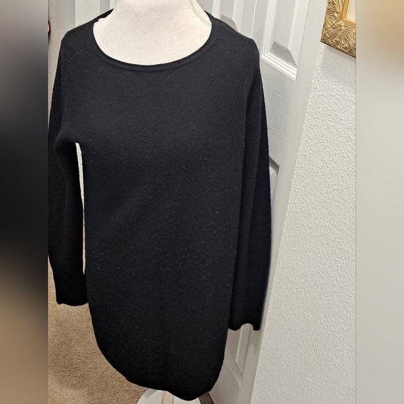 Halogen Cashmere/Wool Blend Soft Tunic Sweater - Picture 3 of 6